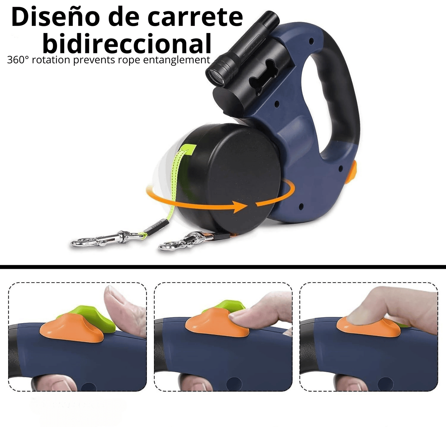 Cuerda De Tracción Para Perros De Doble Extremo