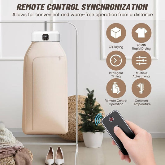 Secador Mini Eléctrico Plegable